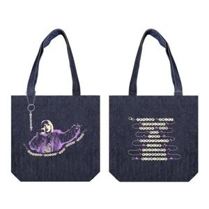 NEW IN BAG Taylor Swift Eras Tour Navy/Denim Tote Bag And Keychain